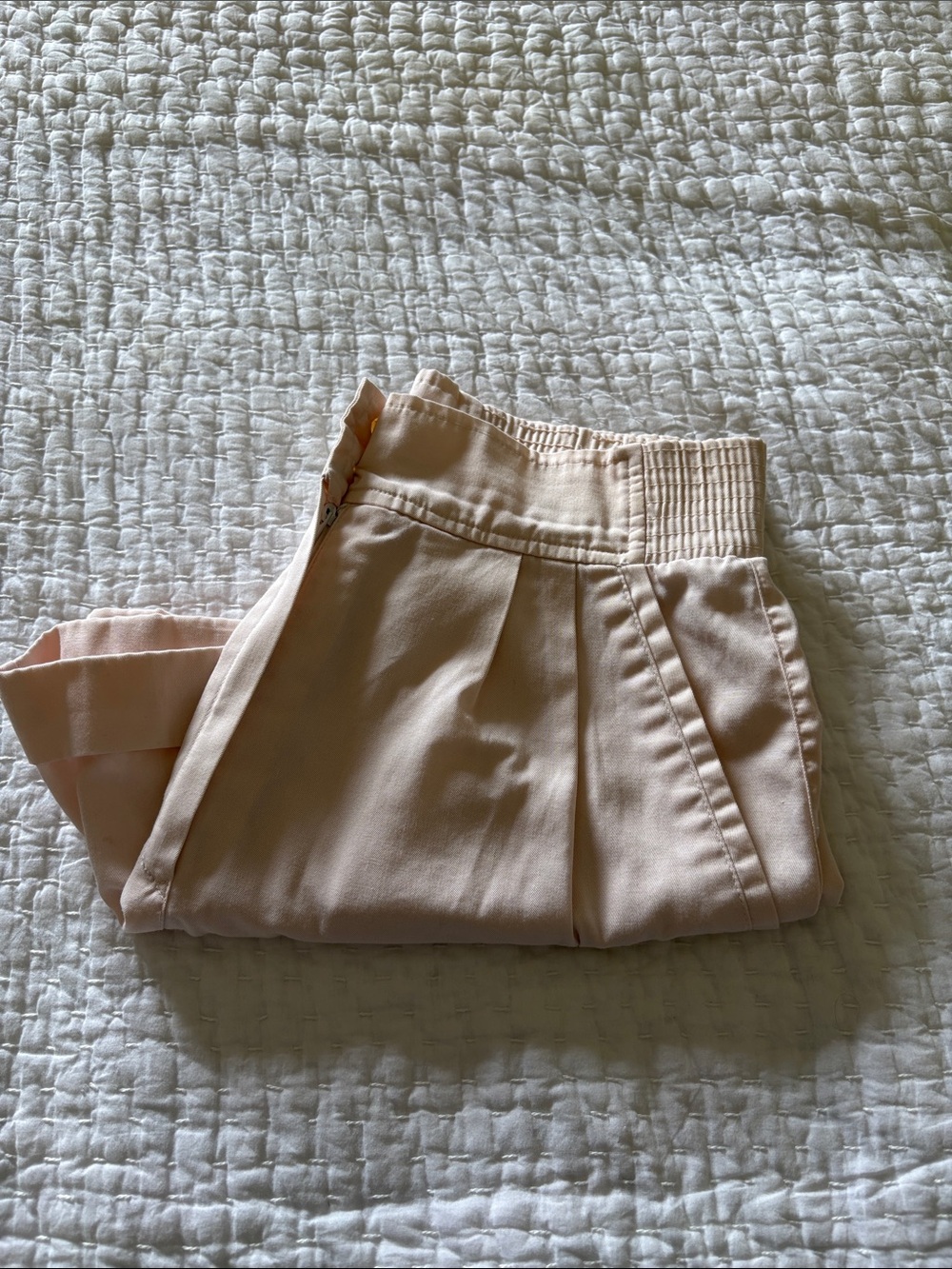 Vintage Women's Australian L’alpina Light Pink Embroidered Shorts 46 XS Stains - Picture 11 of 11